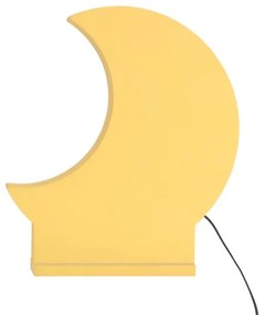 Lampada da scrivania LED per bambini MOON LED/12W/230V gialla