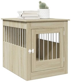 Gabbia cani arredamento rovere sonoma 64,5x80x71cm multistrato