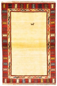 Gabbeh Tappeto persiano 110 x 160 Beige (Iran) Annodato A Mano