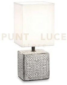 Kali' lampada da tavolo in ceramica con disegno in rilievo 1 luce a...