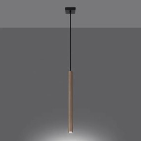 Sollux SL.1266 - Lampadario a sospensione con filo PASTELO 1xG9/8W/230V legno