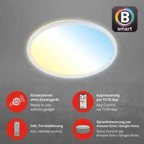 Brilo - Plafoniera LED dimmerabile SLIM LED/22W/230V Wi-Fi Tuya + +TC