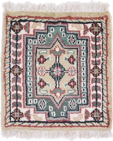 Agra Tappeto orientale 30 x 30 (Indian) Annodato A Mano