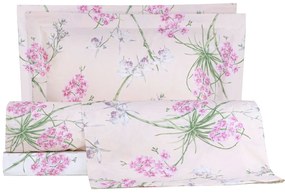 Completo Copripiumino in Percalle Orchidee Matrimoniale -