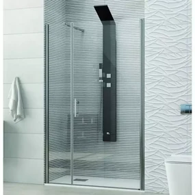 Kamalu - Porta doccia nicchia 170cm battente e fisso | KS5000