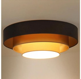 Duolla - Plafoniera LED LUNETA LED/26W/230V diametro 60 cm 4000K marrone/oro