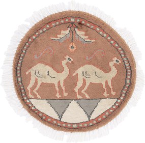 Agra Tappeto 50x50 (Indian) Annodato A Mano
