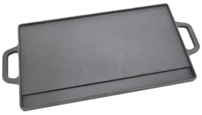 Piastra grill a doppia faccia 50x23 cm