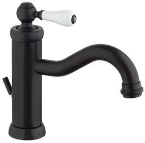 Rubinetto per lavabo a canna media Opera nero spazzolato opaco JACUZZI RUBINETTERIA