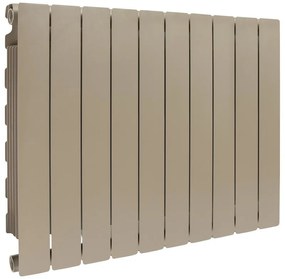 Radiatore acqua calda PRODIGE MODERN in alluminio, 10 elementi, interasse 600 mm, bronze