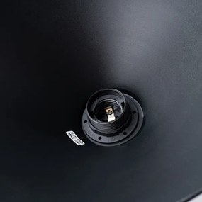 Sollux SL.1326 - Lampadario a sospensione con filo ZUMA 1xE27/15W/230V diametro 30 cm nero