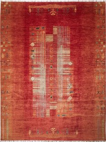 Gabbeh Tappeto orientale 270x360 Rosa (Pakistan) Tessuto A Mano