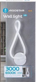 Aigostar - Applique a LED LED/20W/230V 6500K bianco