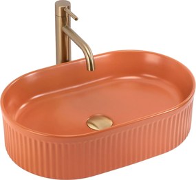 Lavabo da appoggio Rea Vanda Cinnamon Matt