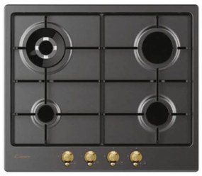 Piano cottura Candy collezione Classic a Gas 4 zone colore Anthracite Acciaio Inox CHW6BR4WGTGH PRONTA CONSEGNA