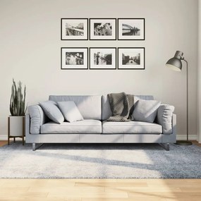 Tappeto Shaggy Pamplona A Pelo Lungo Moderno Blu 160x230 Cm /