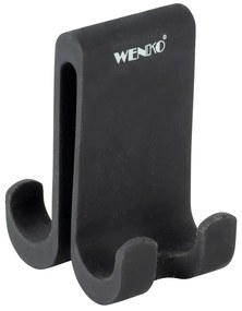 Appendino bifacciale in silicone nero Verna - Wenko