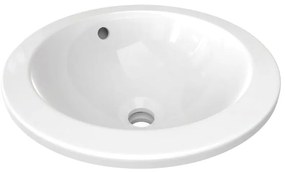 Lavabo da appoggio IDEAL STANDARD tondo in ceramica bianco