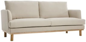 Divano scandinavo beige 3 posti HOBART