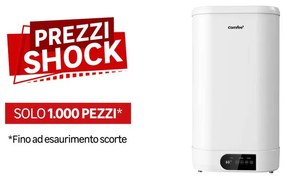 Scaldabagno elettrico ad accumulo COMFEE D80-15ED1 DOPPIA TANICA 74L portata 5L/min 1.5 KW classe energetica B