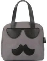 Borsa termica porta pranzo baffi grigio 6,5 L Cooler