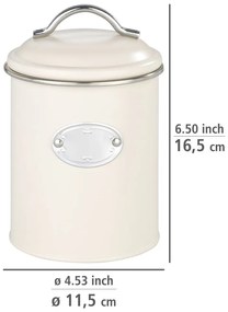 Scatola per alimenti in metallo Nero - Wenko