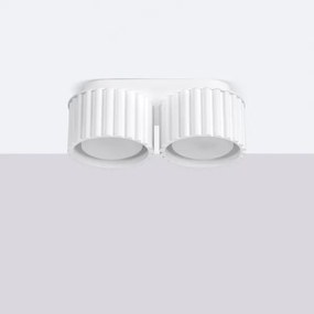 Sollux SL.1783 - Faretto AURA 2xGX53/10W/230V, bianco