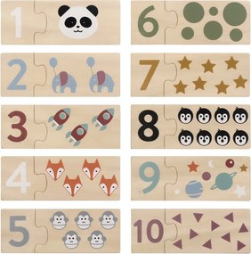 Puzzle in legno per bambini Numbers – Kindsgut