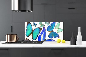 Pannello paraschizzi cucina Farfalle della natura 100x50 cm