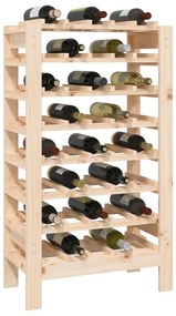 Portavini 61,5x30x107,5 cm in legno massello di pino