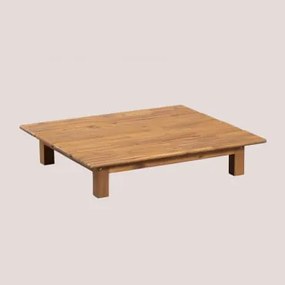 Tavolino da Giardino Rettangolare in Legno di Acacia (85x75 cm) Brina - Sklum