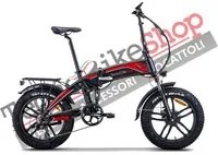 Bici Elettrica Pieghevole E-BIKE Fat Bike RKS RD08 Sport Bike Dallas Luxury 250w 48v colore Rosso