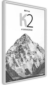 Poster Peaks of the World: K2