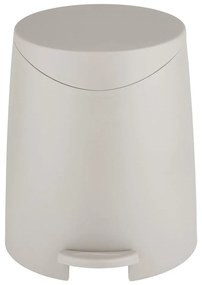Cestino per la spazzatura grigio tortora in plastica con pedale 3 l Portes – Allstar