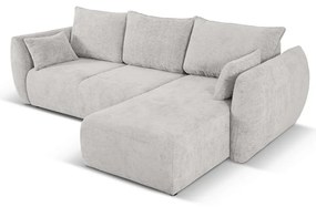 Divano angolare grigio chiaro (angolo destro) Matera - Cosmopolitan Design