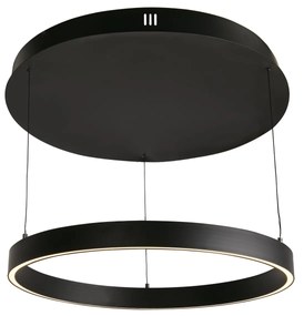 Lampadario Moderno Layla Acciaio Nero Alluminio Led 40,88W 2700-3000-4000K