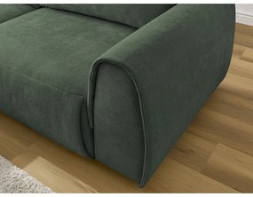 Divano angolare in verde scuro Aden – Bobochic Paris