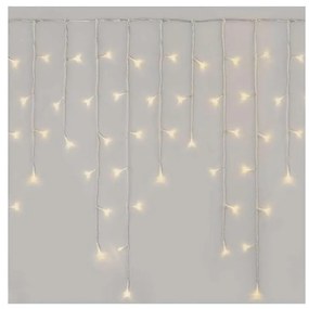 Catena LED natalizia da esterno 300xLED/8 modalità 10m IP44 bianco caldo + telecomando