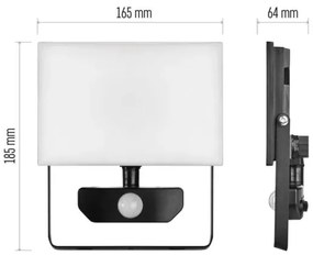 Riflettore LED con sensore TAMBO LED/30W/230V 4000K IP54