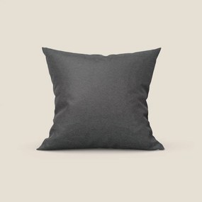 Tobago cuscino disponibile in diversi colori realizzato in tessuto fiammato simil cotone impermeabile T19 antracite