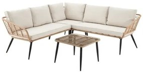 Divano da Giardino DKD Home Decor 128 x 75 x 72 cm Metallo rattan sintetico