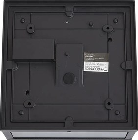 Plafoniera da esterno industriale nera con sensore di movimento IP44 - Charlois