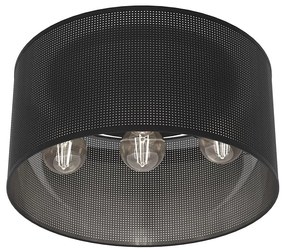 Lampadario a plafone LOFT SHADE 3xE27/60W/230V nero