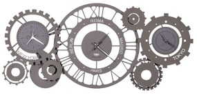 Arti & Mestieri Orologio moderno Fuso MECCANO ardesia fango