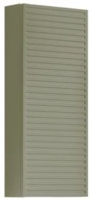 Pensile bagno Pixel laccato opaco verde salvia, 1 anta apertura da sinistra P 17 x L 30 x H 80 cm