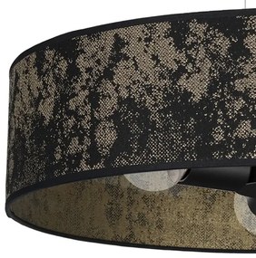 Lampadario su filo SATINO 3xE27/60W/230V oro