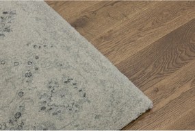 Tappeto in lana beige 133x190 cm Calisia Vintage Flora - Agnella