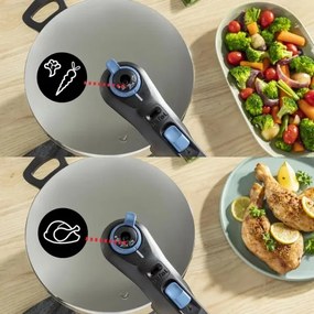 Tefal - Pentola a pressione 4 l SECURE TRENDY acciaio inossidabile