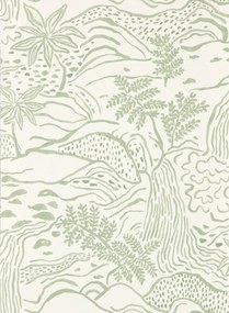 Scion Carta da parati Falling Foss - Sage