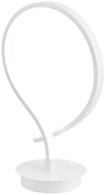 Lampada da tavolo LED moderno Taylor bianco, luce naturale Luce bianco naturale 1300 LUMEN